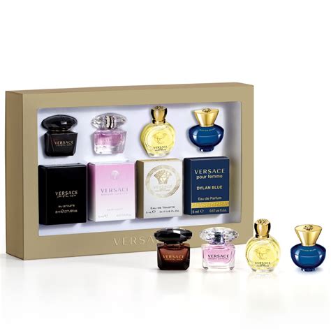 versace gift set ladies|Versace women's miniature set.